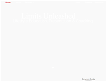 Tablet Screenshot of limitsunleashed.com